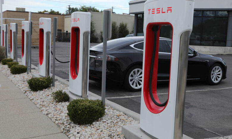 Tesla’s EV charging team layoffs threaten to slow Biden’s program to electrify highways Tesla’s EV charging team layoffs threaten to slow Biden’s program to electrify highways