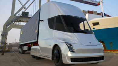 Tesla stock gains on electric Semi truck progress, updates