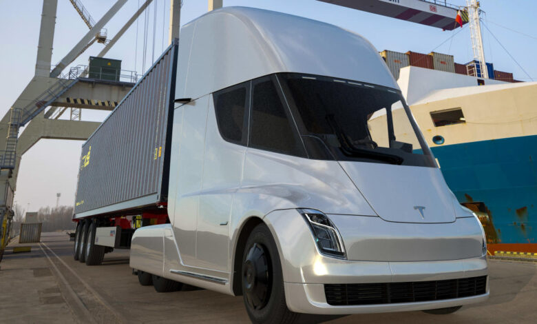 Tesla stock gains on electric Semi truck progress, updates Tesla stock gains on electric Semi truck progress, updates