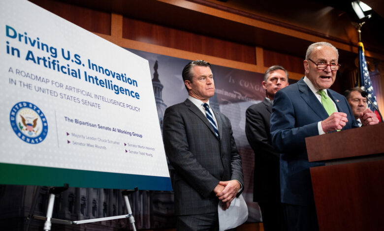 Schumer proposes billion annual spending under AI road map Schumer proposes billion annual spending under AI road map