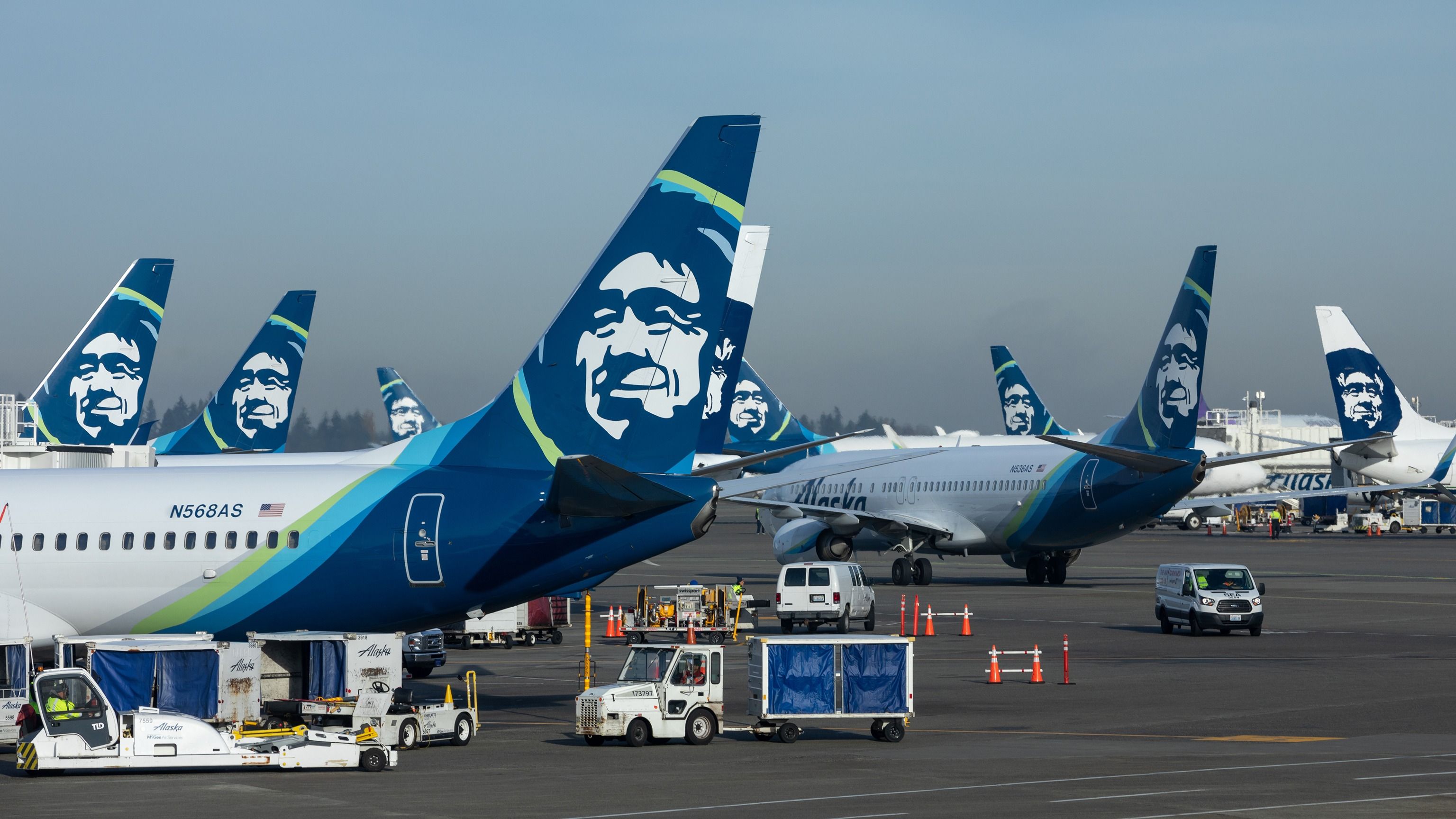 Alaska Airlines aircraft at SEA