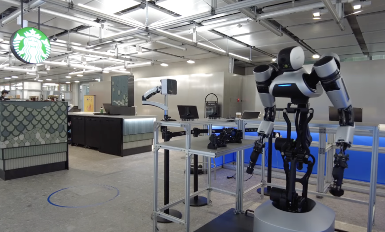 At NAVER 1784’s Starbucks, Around 100 Service Robots Move Around to Fulfill Orders : Tech : Tech Times
