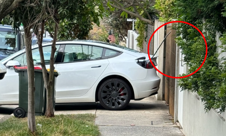 Tesla’s questionable footpath move exposes growing problem as illegal parking ‘surges’ Tesla’s questionable footpath move exposes growing problem as illegal parking ‘surges’