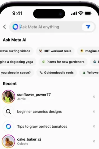 Meta AI chatbot