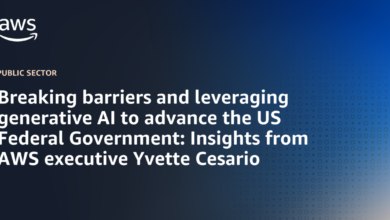 Breaking barriers and leveraging generative AI to advance the US Federal Government: Insights from AWS executive Yvette Cesario