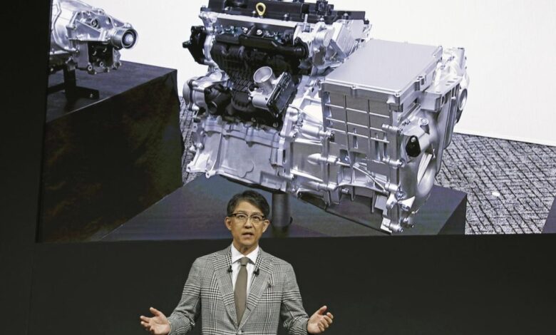 Japan’s Toyota shows ‘an engine born’ with green fuel despite global push for battery electric cars Japan’s Toyota shows ‘an engine born’ with green fuel despite global push for battery electric cars