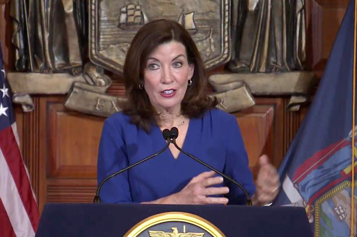 New York Gov. Kathy Hochul