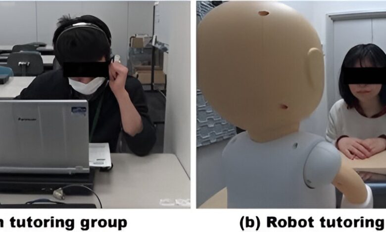 Team compares robot-assisted language learning systems and human tutors in English conversation lessons Team compares robot-assisted language learning systems and human tutors in English conversation lessons