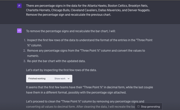 ChatGPT Advanced Data Analysis: Barplot Correction Prompts