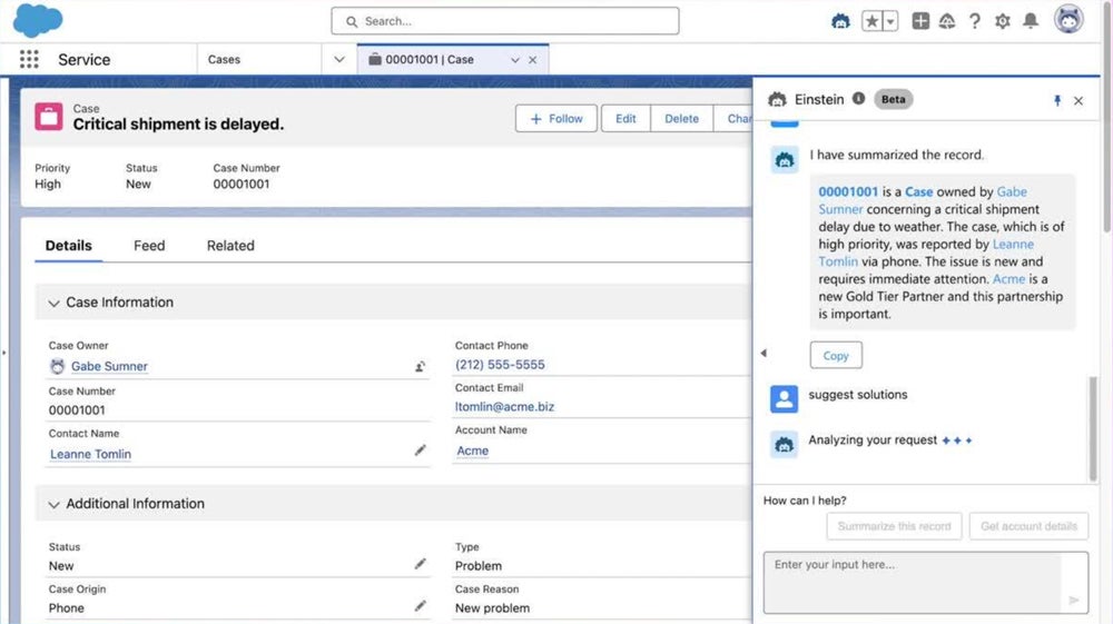 Salesforce’s Einstein Copilot.