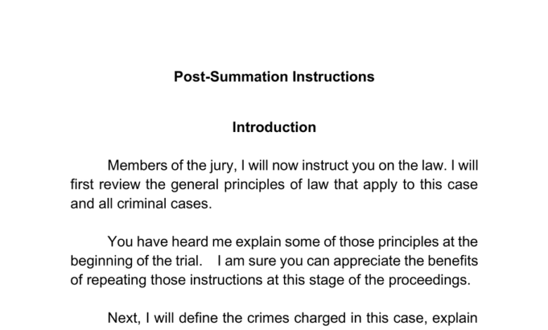 Read the Jury Instructions in the Trump Hush-Money Trial Read the Jury Instructions in the Trump Hush-Money Trial