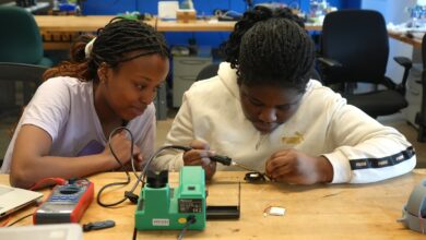 Girls Get Jumpstart on Robotics at NERVE Center