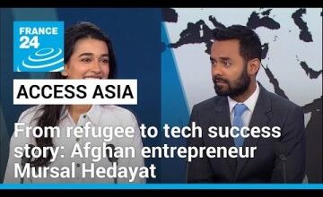 From refugee to tech success story: Afghan entrepreneur creates innovative learning platform