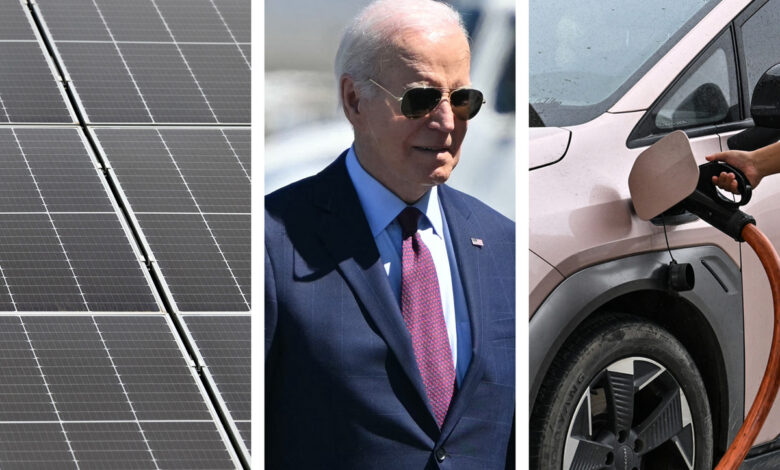 Biden ratchets up tariffs on Chinese EVs, solar, batteries Biden ratchets up tariffs on Chinese EVs, solar, batteries