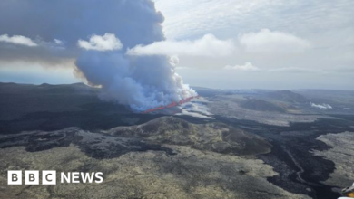 Concern for town of Grindavik after new eruption