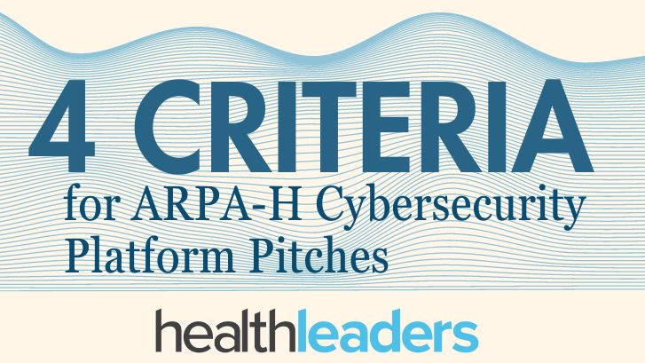 Infographic: 4 Criteria for ARPA-H Cybersecurity Platform Pitches Infographic: 4 Criteria for ARPA-H Cybersecurity Platform Pitches