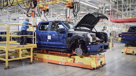 Ford F-150 Lightning assembly at Rouge Electric Vehicle Center