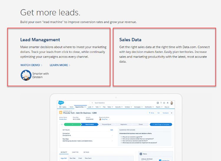 Salesforce Key Features
