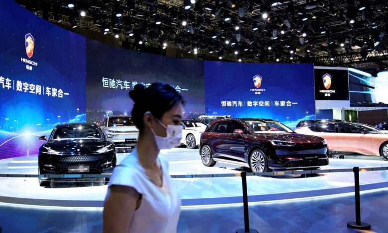 Evergrande EV unit’s stock jumps as anonymous buyer emerges Evergrande EV unit’s stock jumps as anonymous buyer emerges