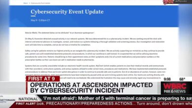 Operations at Ascension impacted by cybersecurity incident – WBRC