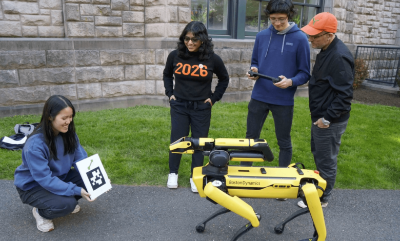 Students teach Boston Dynamics’ robot dance moves, Spot’s act go viral Students teach Boston Dynamics’ robot dance moves, Spot’s act go viral