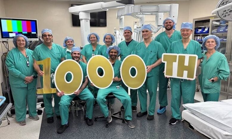 MetroWest Medical Center Performs 1000th Robotic Surgery Procedure MetroWest Medical Center Performs 1000th Robotic Surgery Procedure