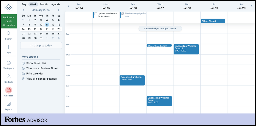 Less Annoying CRM Calendar and Tasks