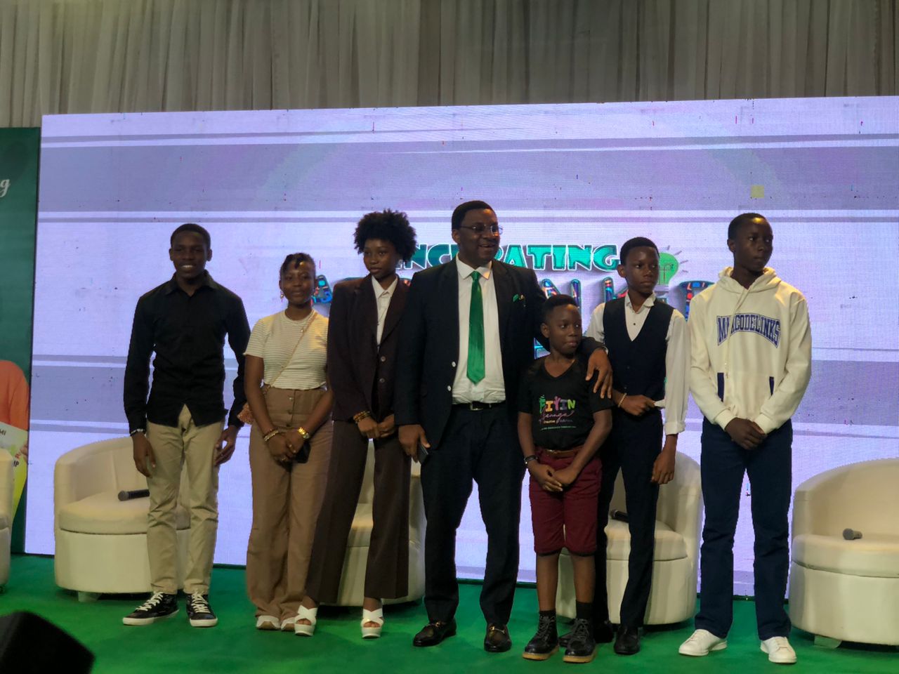 A cross-section of the kid entrepreneurs at the event.