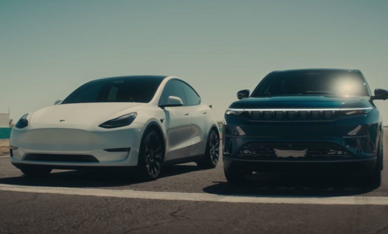 Jeep Wagoneer S EV gets first teaser video, Model Y gets a cameo Jeep Wagoneer S EV gets first teaser video, Model Y gets a cameo