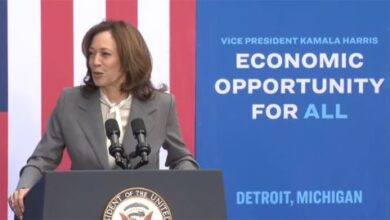 Kamala Harris touts EV transition loans in Detroit