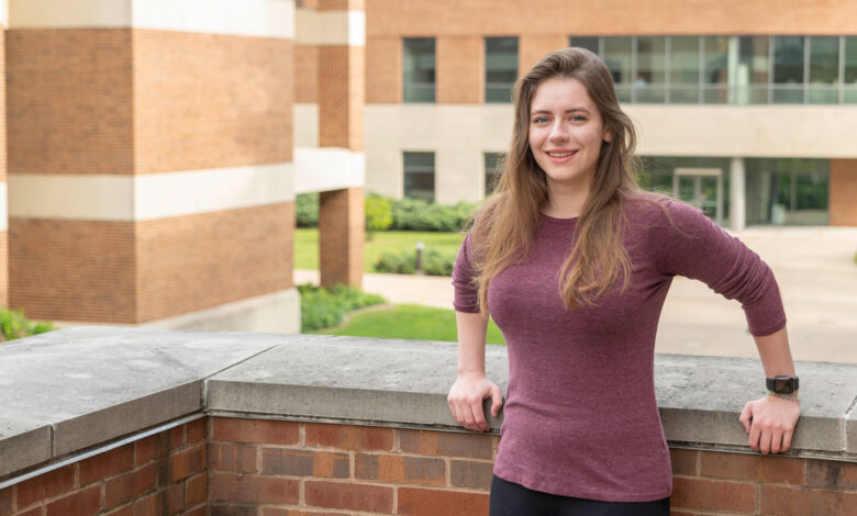 New graduate Kristen McDonald lands on right career path with degrees in data science and analysis, economics New graduate Kristen McDonald lands on right career path with degrees in data science and analysis, economics