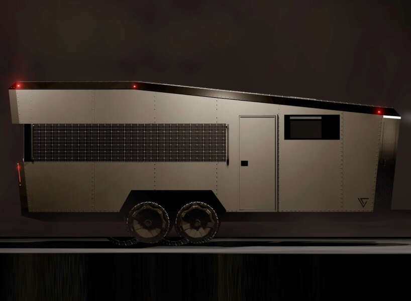 living vehicle electric cybertrailer tesla cybertruck