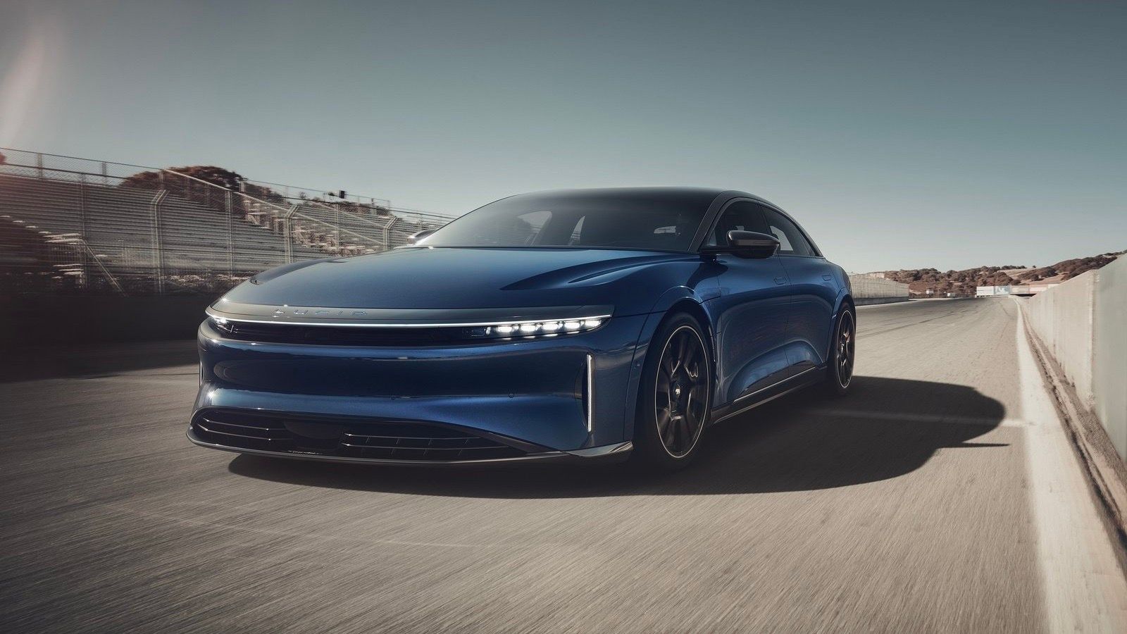 Blue Lucid Air Sapphire 