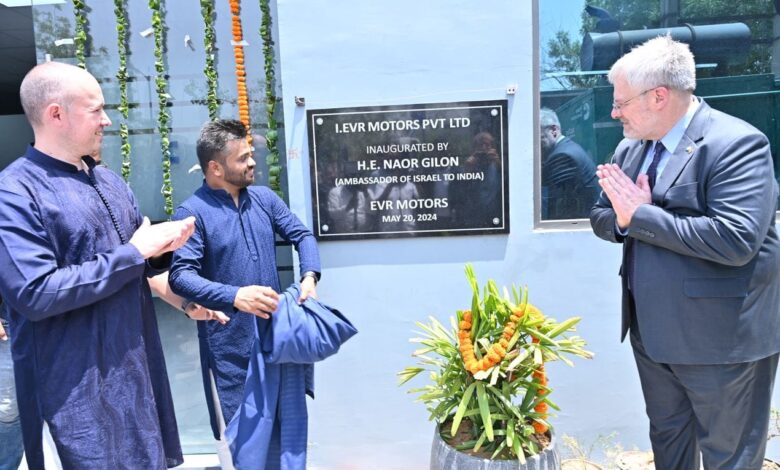 Israeli electric motor startup opens India plant Israeli electric motor startup opens India plant