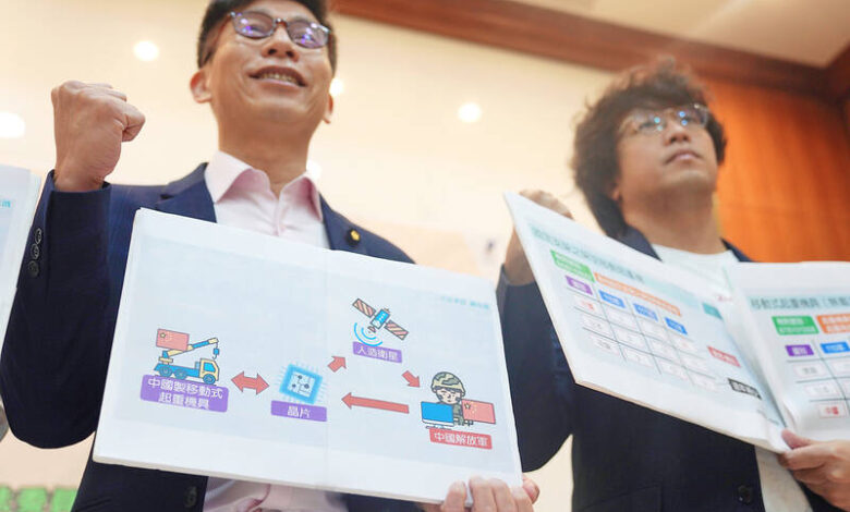 Cranes made in China a cybersecurity risk: DPP Cranes made in China a cybersecurity risk: DPP