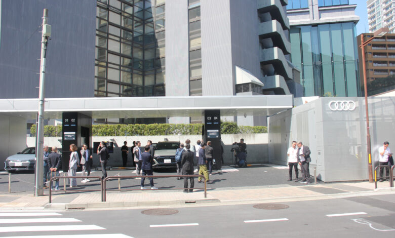 Audi builds first charging hub outside of Europe in Tokyo in EV push Audi builds first charging hub outside of Europe in Tokyo in EV push