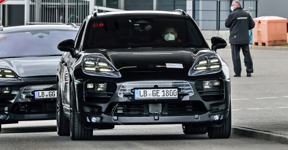 Front Profile Porsche Macan EV Prototype