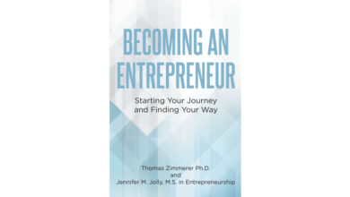 Authors Thomas Zimmerer and Jennifer M. Jolly’s Book, “Becoming an Entrepreneur: Starting Your Journey and Finding Your Way,” Offers Guidance for Business-Driven People