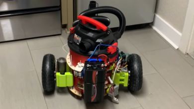 Robotic Platform Turns Shop Vac Into Roomba