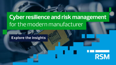 Cyber resilience and risk management for the modern manufacturer