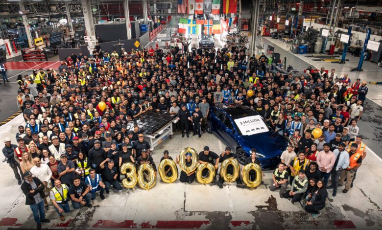 Tesla Fremont and Giga Nevada have built 3 million cars Tesla Fremont and Giga Nevada have built 3 million cars