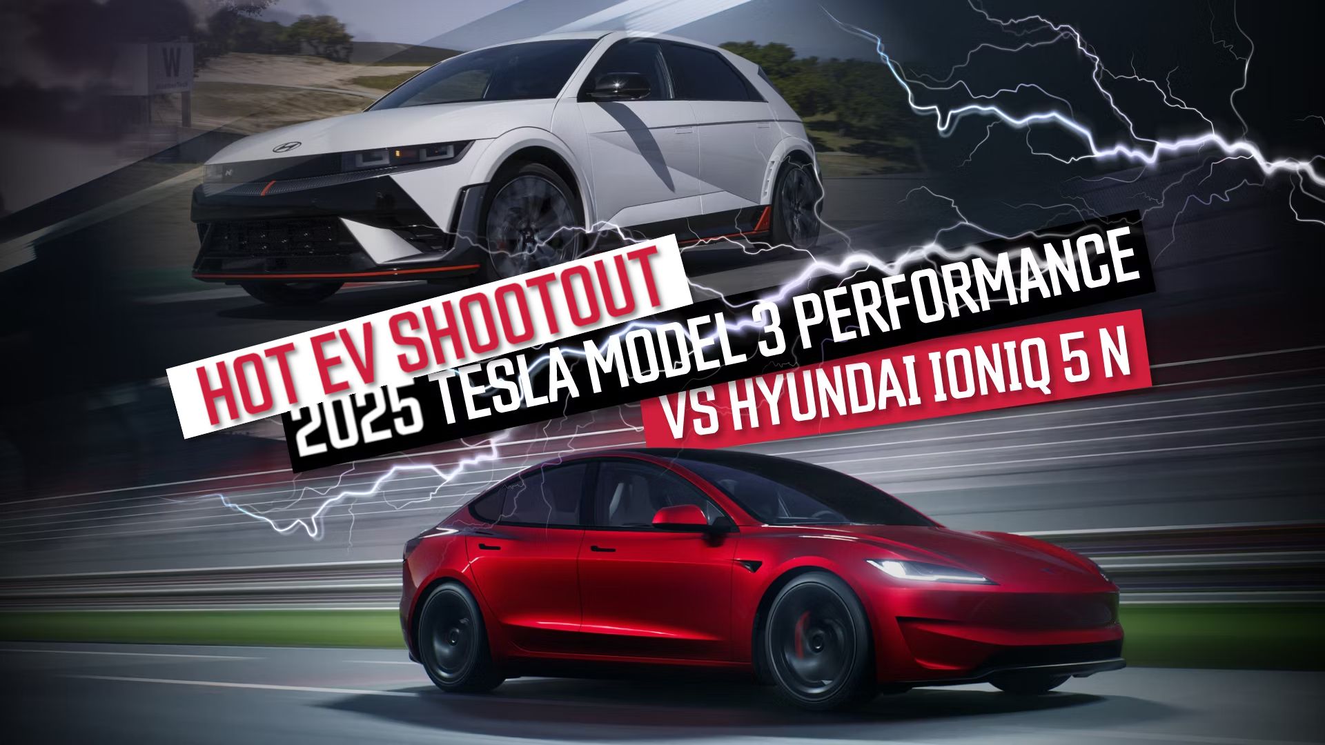 tesla model 3 performance vs hyundai ioniq 5 n