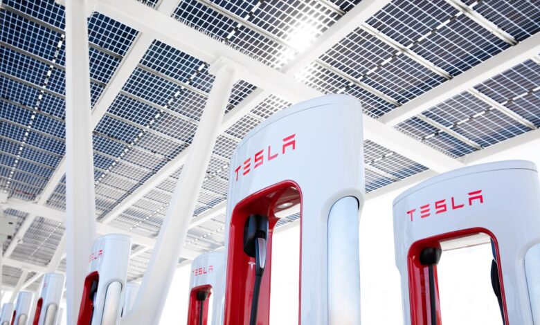 Tesla pause sparks EV charging rivals in B federal buildout Tesla pause sparks EV charging rivals in B federal buildout