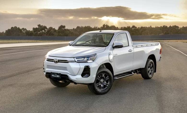 The Hilux will be Toyota’s first electric truck The Hilux will be Toyota’s first electric truck