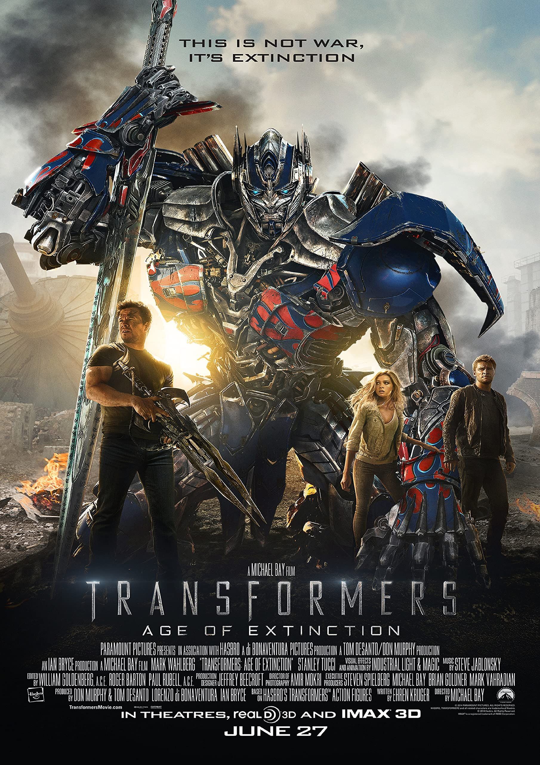 Transformers age of Extinction Poster