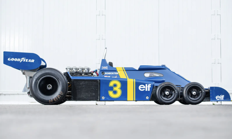 Wild Six-Wheel Tyrrell P34 Formula 1 Race Car up for Auction Wild Six-Wheel Tyrrell P34 Formula 1 Race Car up for Auction