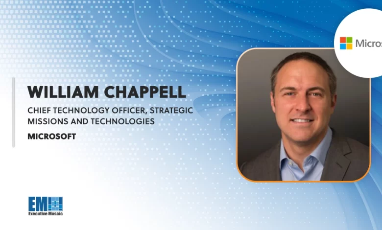 Microsoft Unveils Generative AI Tool for Intelligence Community; William Chappell Quoted Microsoft Unveils Generative AI Tool for Intelligence Community; William Chappell Quoted