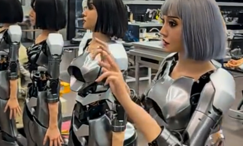 Chinese humanoid factory video plunges back into the uncanny valley Chinese humanoid factory video plunges back into the uncanny valley