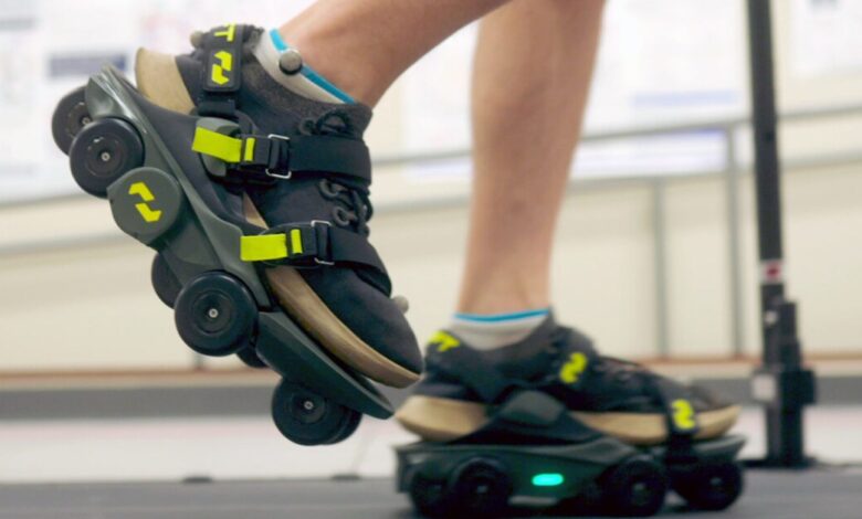 Moonwalkers robotic shoes speed walk to market at ,400 Moonwalkers robotic shoes speed walk to market at ,400