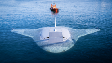 DARPA’s massive Manta Ray robotic sub hits the sea